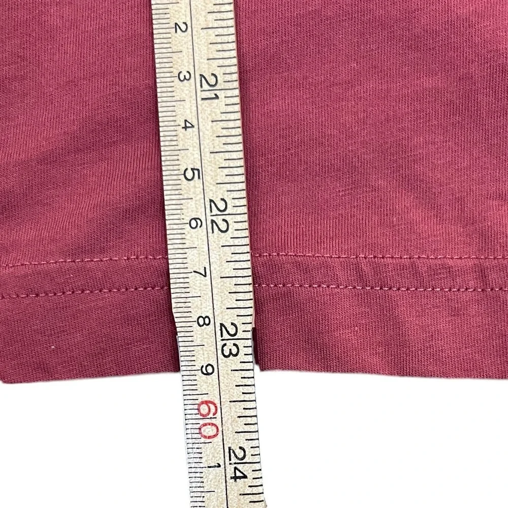 Adidas Mens Maroon 3-Stripe Short Sleeve T-Shirt Large Center Logo Sporty Casual